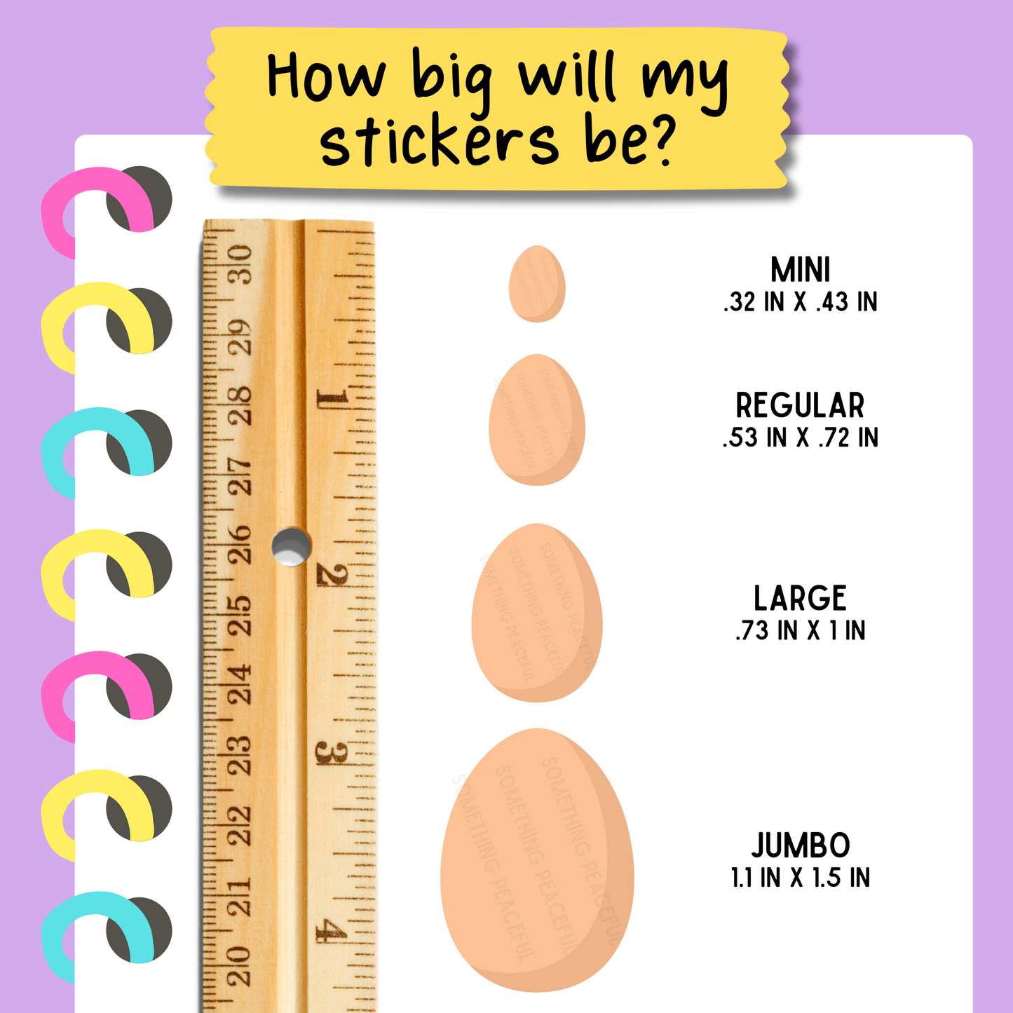 Egg Icons Sticker Sheet