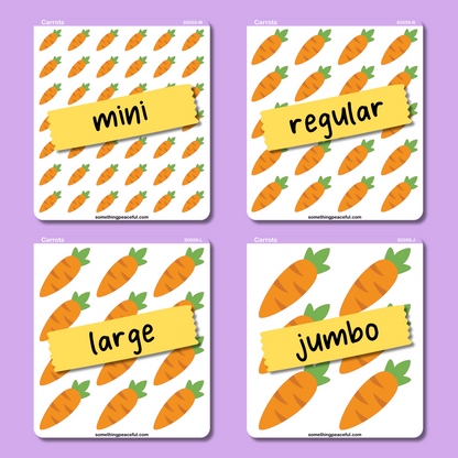 Carrot Icons Sticker Sheet