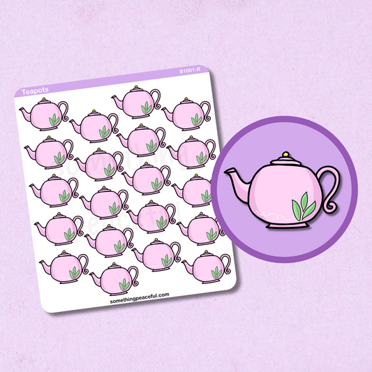 Teapot Sticker Sheet