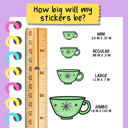 Teacup Sticker Sheet