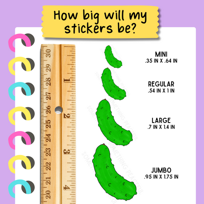 Pickle Sticker Sheet