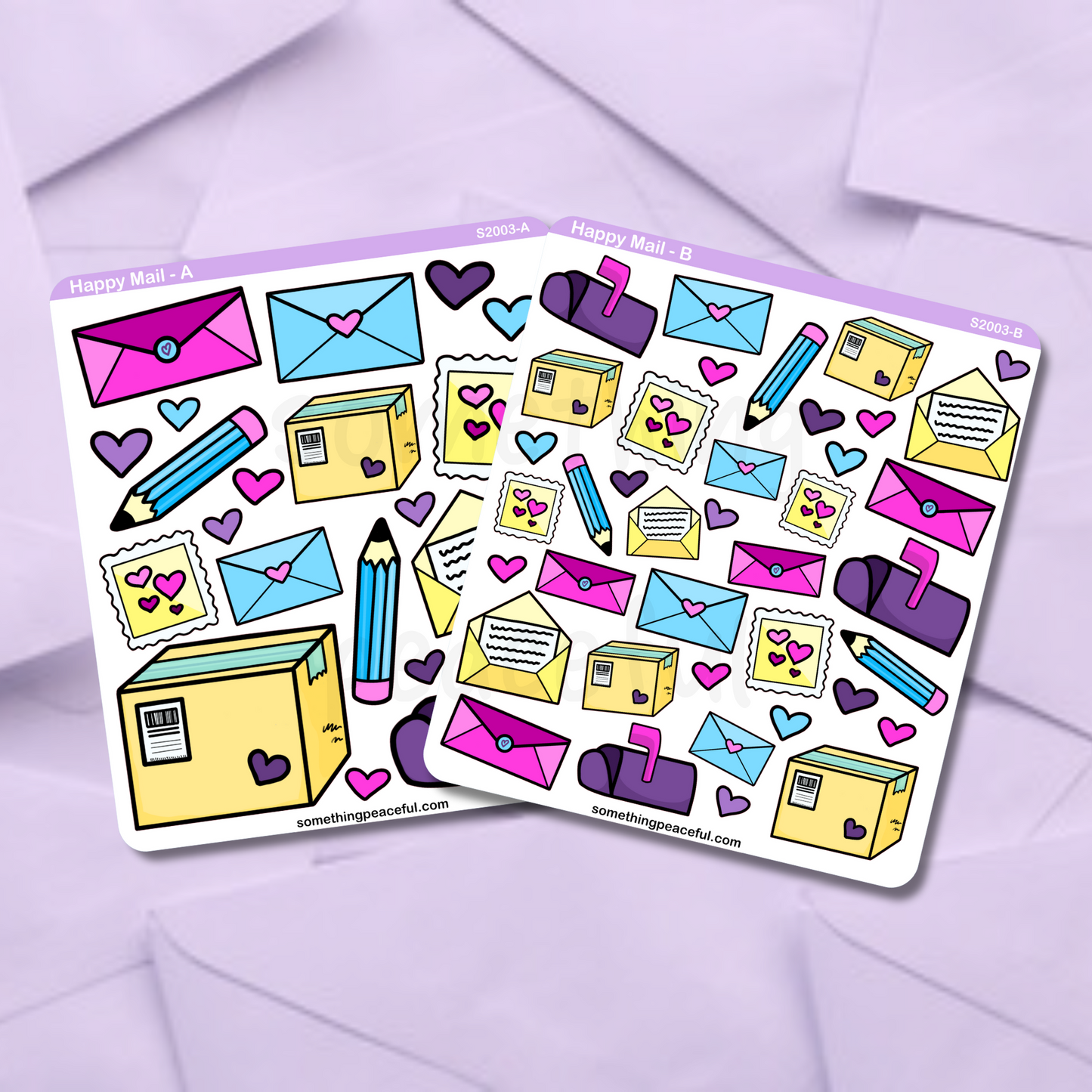 Happy Mail Sticker Sheet