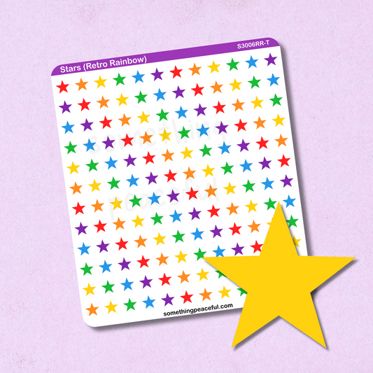 Star Sticker Sheet - Customizable