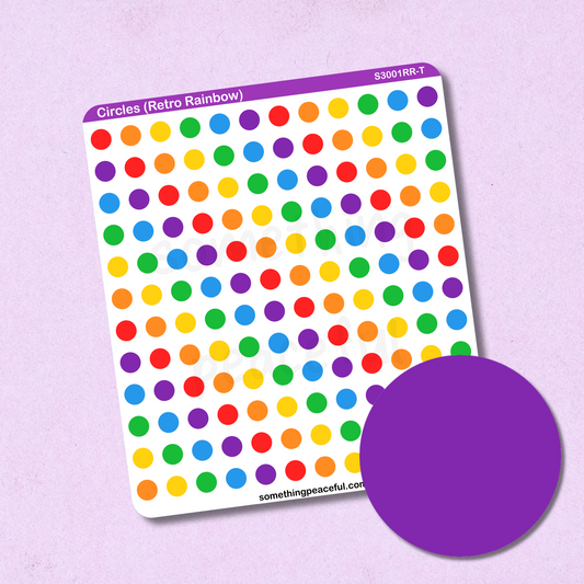 Circle Sticker Sheet - Customizable