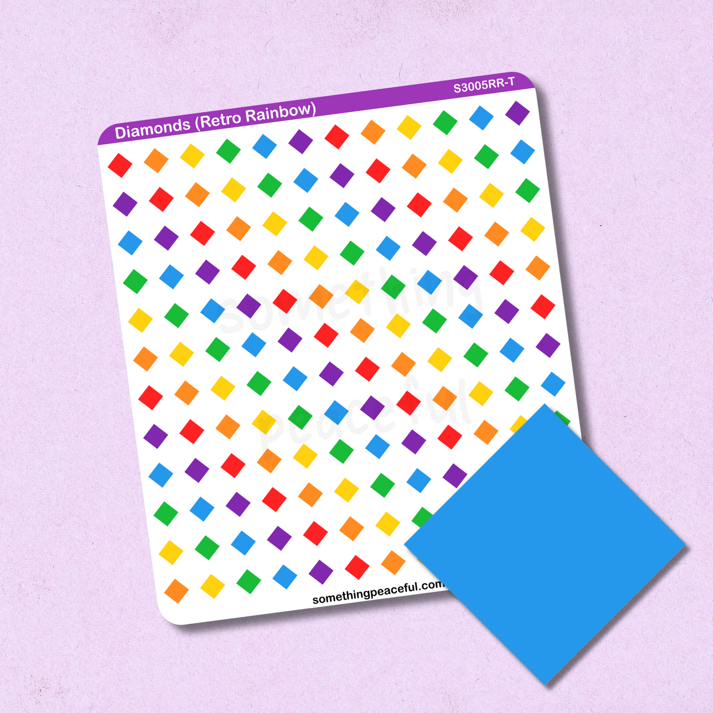 Diamond Sticker Sheet - Customizable