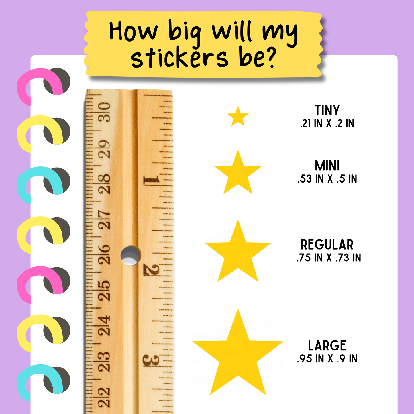 Star Sticker Sheet - Customizable