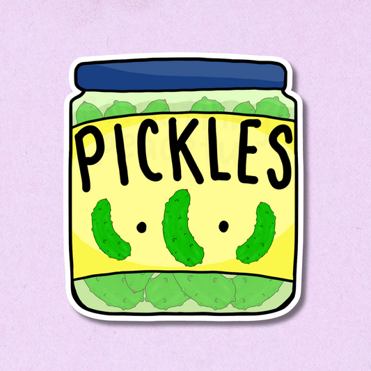 Pickle Jar Vinyl Sticker